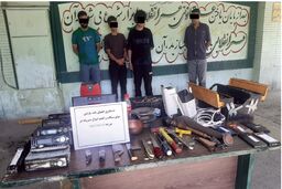 باند بزرگ دزدان نقابدار موتورسیکلت در مشهد متلاشی شد