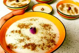 طرز تهیه فرنی برای افطاری