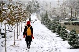 بارش باران و برف در جاده‌های ۱۵ استان کشور