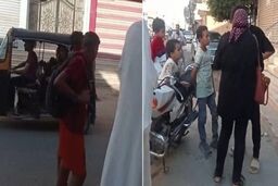 مردی سر همسر سابقش را هنگام خروج از آرایشگاه برید