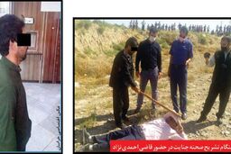 شبج جنایتکار به دار آویخته شد؛ قتل به خاطر یک پیامک