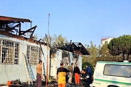 اختصاصی؛ در کمپ ترک اعتیاد لنگرود هنگام آتش سوزی قفل بود