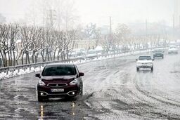 بارش برف و باران در ۹ استان/ ۶ محور مسدود است