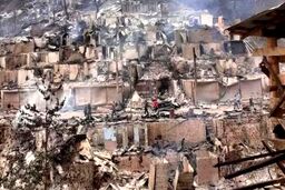 فیلم تکاندهنده از منطقه امامزاده ابراهیم بعد از آتش‌سوزی