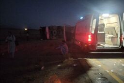 28 زائر پاکستانی اربعین در یزد بر اثر تصادف جان باختند