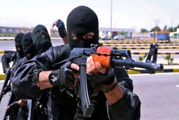 مرگ گروگانگیر مسلح در درگیری با پلیس