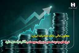 معاون مالی بانک صادرات ایران: نرخ‌های جدید تسعیر ارز برای «وبصادر» آثار درآمدی دارد