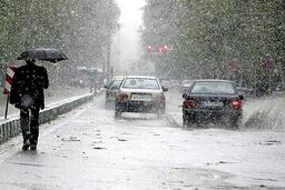 بارش شدید باران و برف در این مناطق