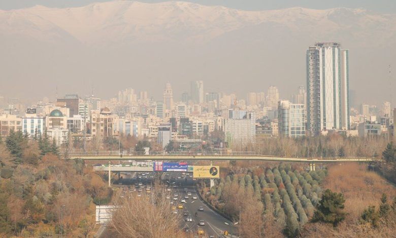 شاخص آلودگی هوای تهران؛ امروز ۱۷ بهمن