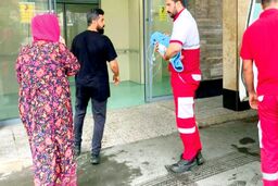 نجات نوازد 6 ماهه از مرگ حتمی با تلاش امدادگران هلال احمر