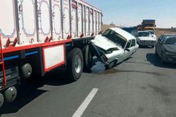 ۴ کشته در تصادف پیکان با کامیون