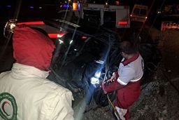 تصادف مرگبار پراید با دو تریلی