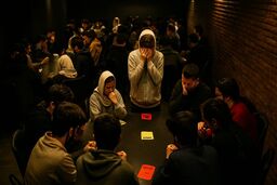 شرط پلید چهار دختر و پسر نوجوان در بازی مافیا