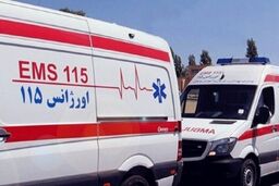 آمبولانس واژگون شد، دو واحد امدادی به کمک رفتند