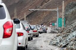 ترافیک سنگین در خروجی آزادراه تهران_شمال