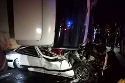 مرگ تلخ 4 عضو یک خانواده در حادثه رانندگی