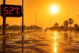 هشدار سطح «نارنجی» وقوع دمای ۴۹ درجه در این استان