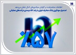 اطلاعات منتشرشده در گزارش میاندوره‌ای کدال نشان می‌دهد استمرار سودآوری بانک صادرات ایران با رشد 57 درصدی درآمدهای عملیاتی