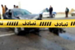 مصدومیت ۷ نفر در تصادف زنجیره‌ای