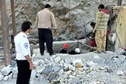 محبوس شدن ۲۴ نفر در پی ریزش معدن