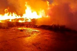 جزئیات آتش سوزی گسترده در جاده ورامین