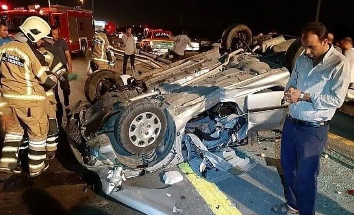 واژگونی اتوبوس در جاده نیشابور - مشهد با ۲۸ مصدوم