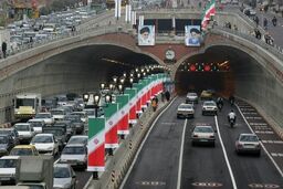 مسدود شدن یک تونل تهران از نیمه شب تا صبح فردا
